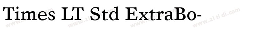 Times LT Std ExtraBo字体转换